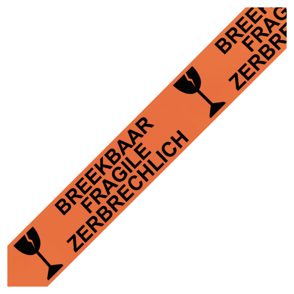 Low-noise PP Warnband mit Standardaufdruck