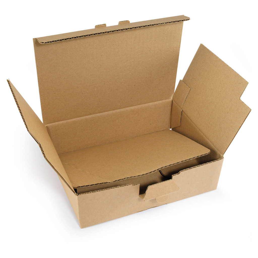 Boîte postale renforcée en carton avec fond automatique