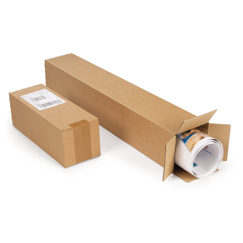 Caisse carton Longbox à fond automatique  pour produits longs