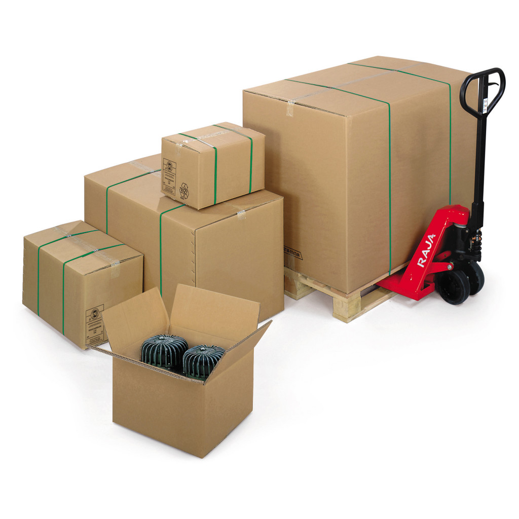 Caisse carton Rajabox brune triple cannelure de 41 à 101 cm de long