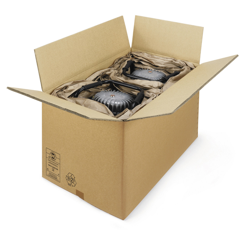 Caisse carton Rajabox brune triple cannelure de 41 à 101 cm de long