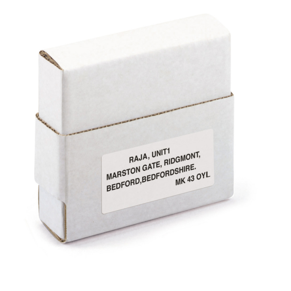 White CD and DVD postal boxes