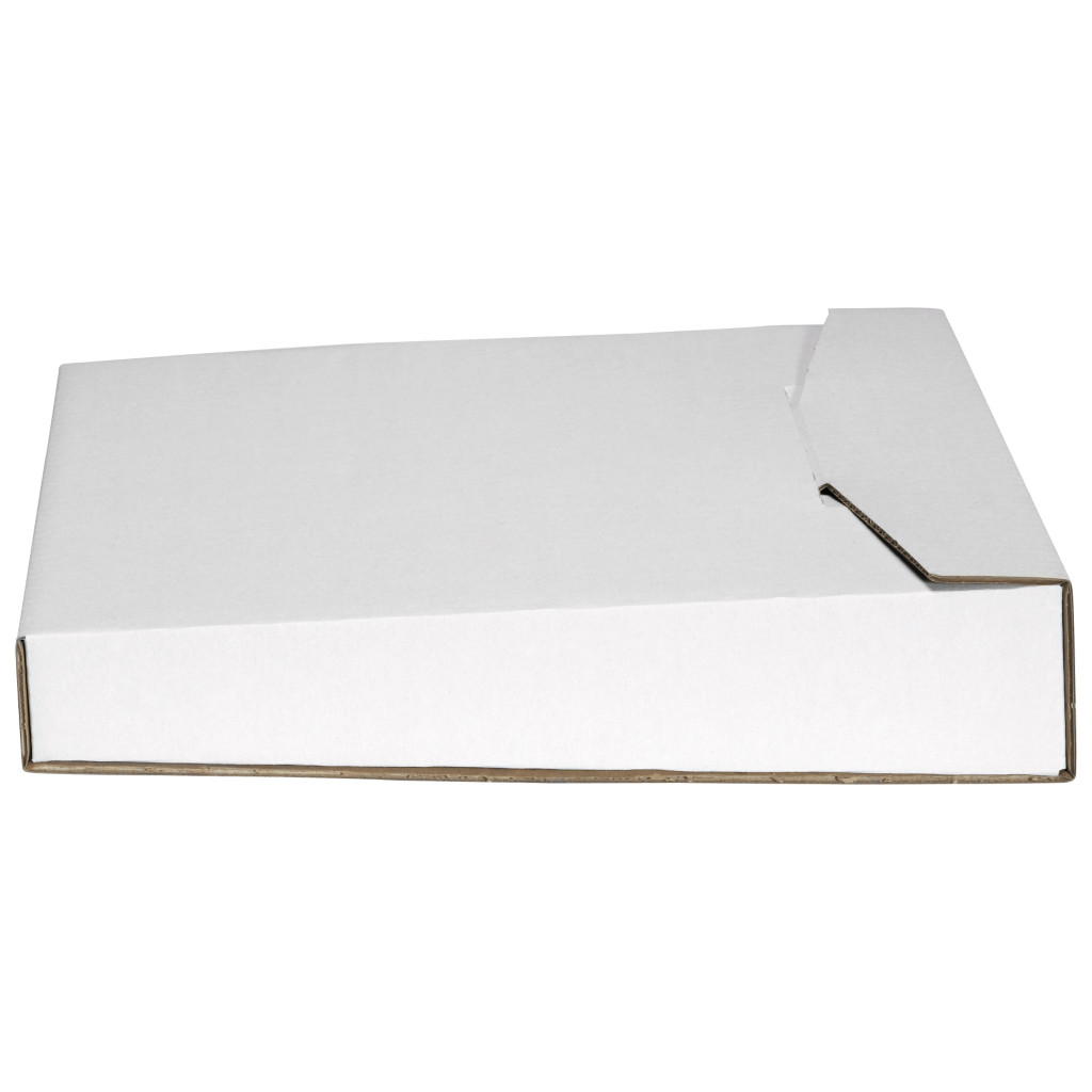 Boîte postale blanche en carton pour classeurs