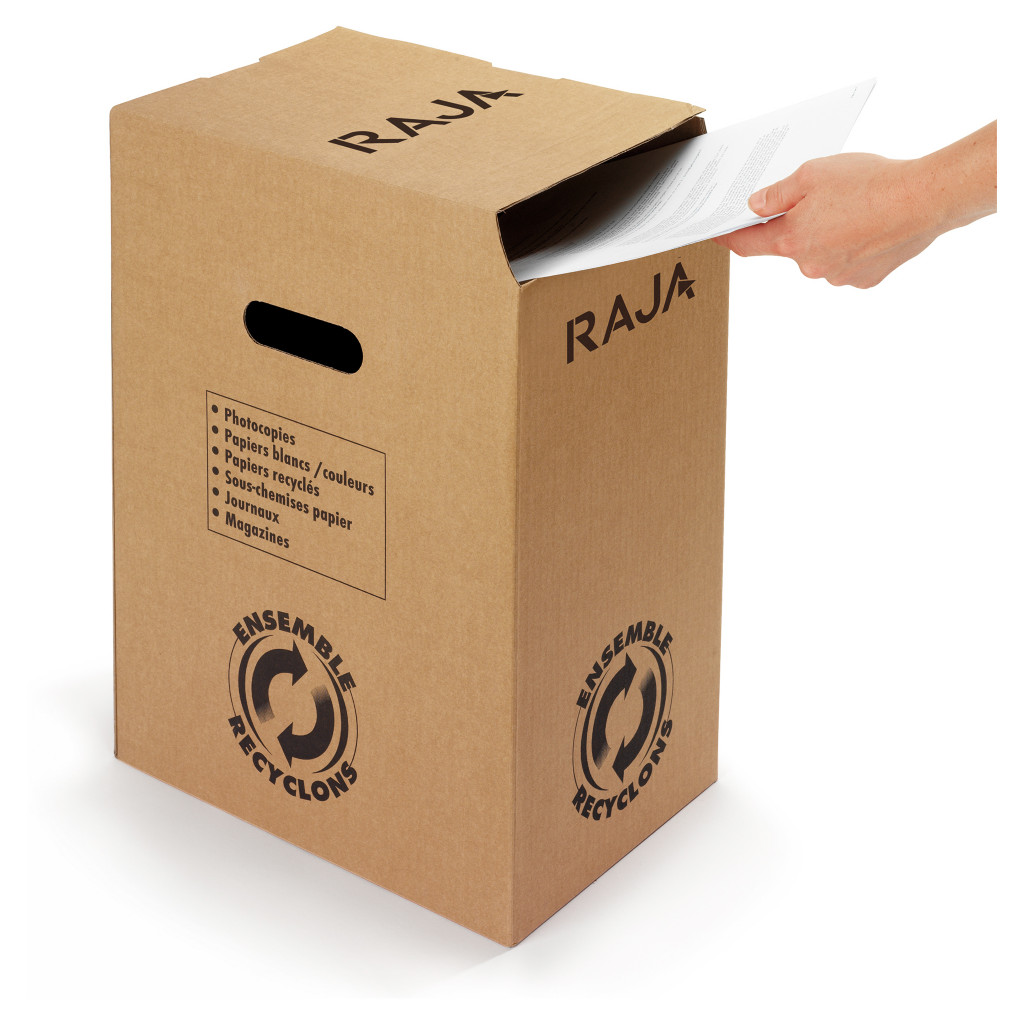 Collecteur de papier 20 litres RAJA