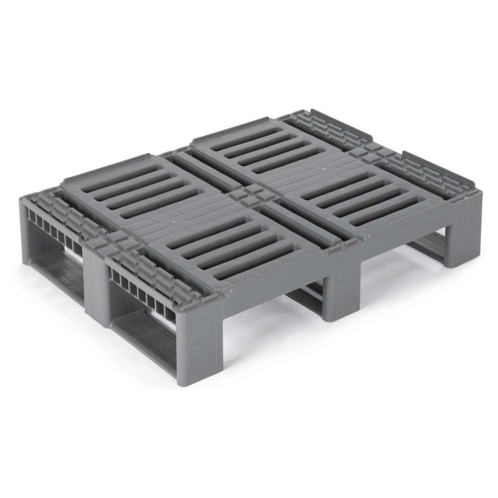 Palette plastique industrielle pour charges lourdes