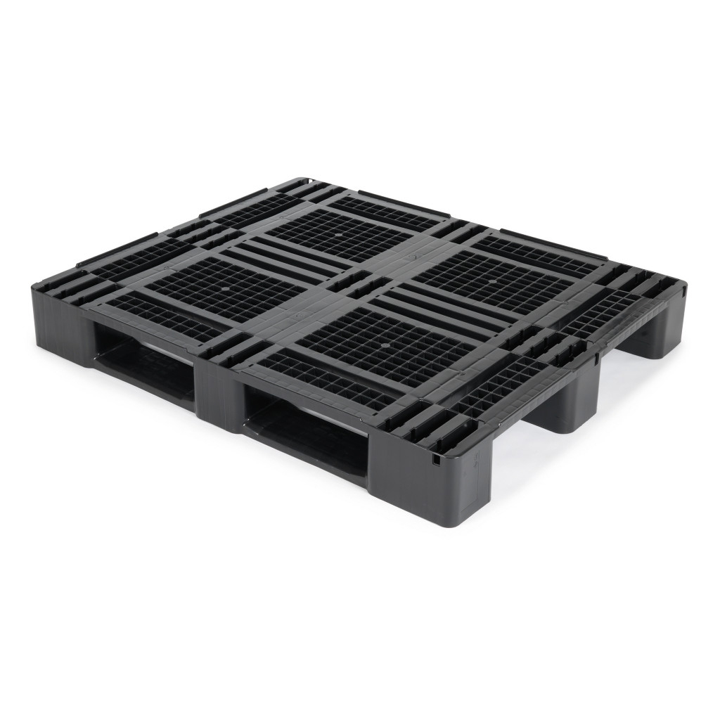 Palette plastique industrielle monobloc médium