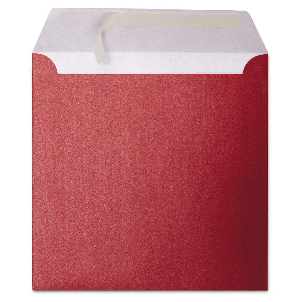 Enveloppe carré papier couleur irisée