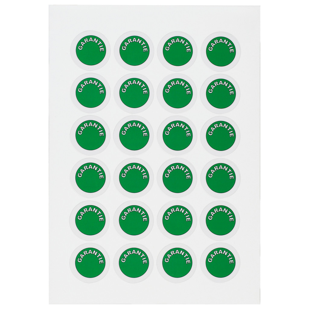 Etiquette en polyester transparent mat laser