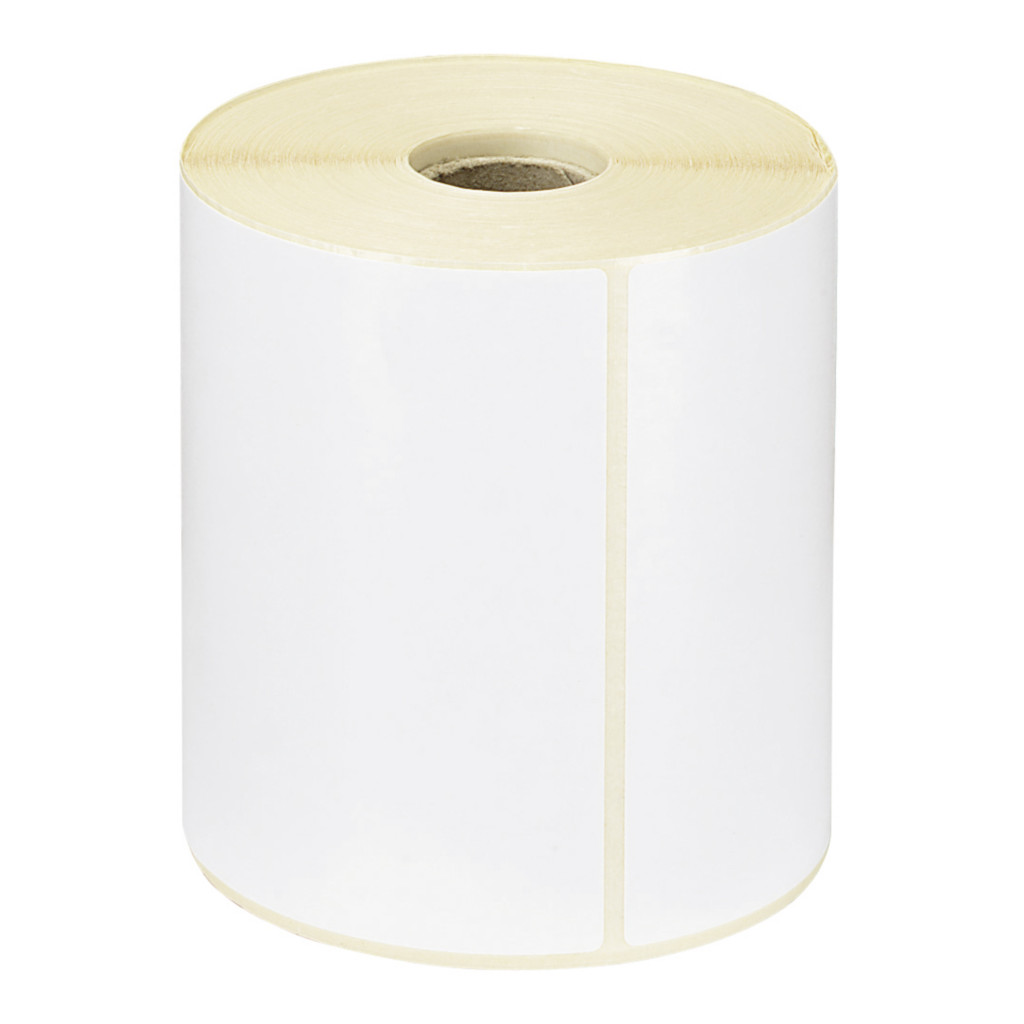 Étiquette papier thermique direct mandrin 25 mm