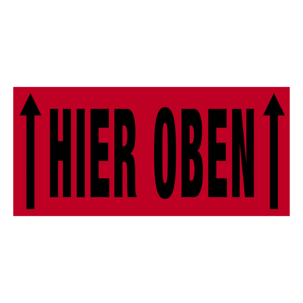 Hinweisetiketten