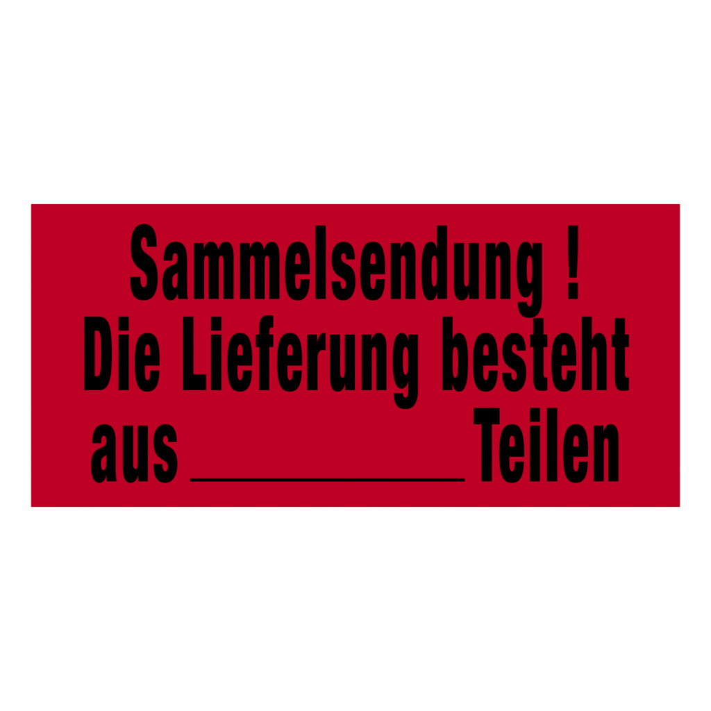 Hinweisetiketten