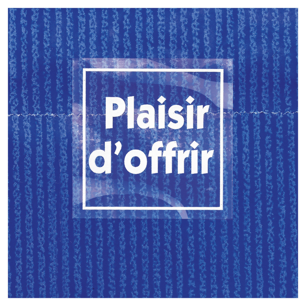 Étiquette transparente