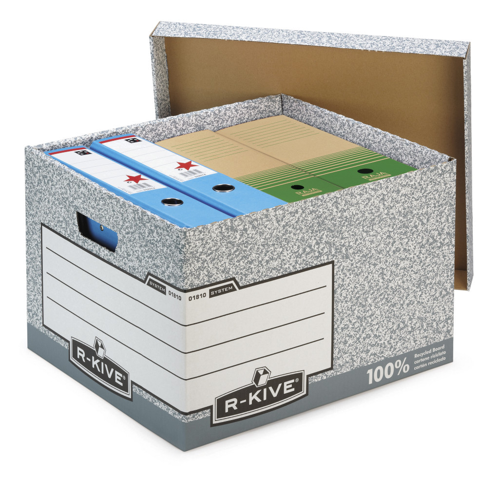 R-KIVE two-piece, cardboard archive boxes