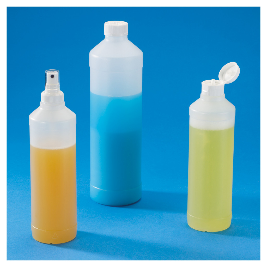 Flacon plastique transparent économique