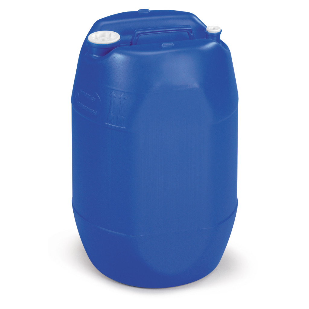 Fût plastique bleu opaque
