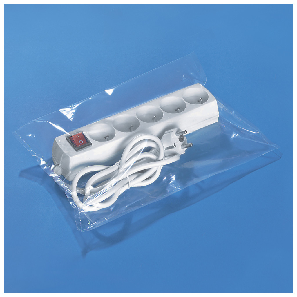 Gaine plastique thermosoudable transparente 50 microns