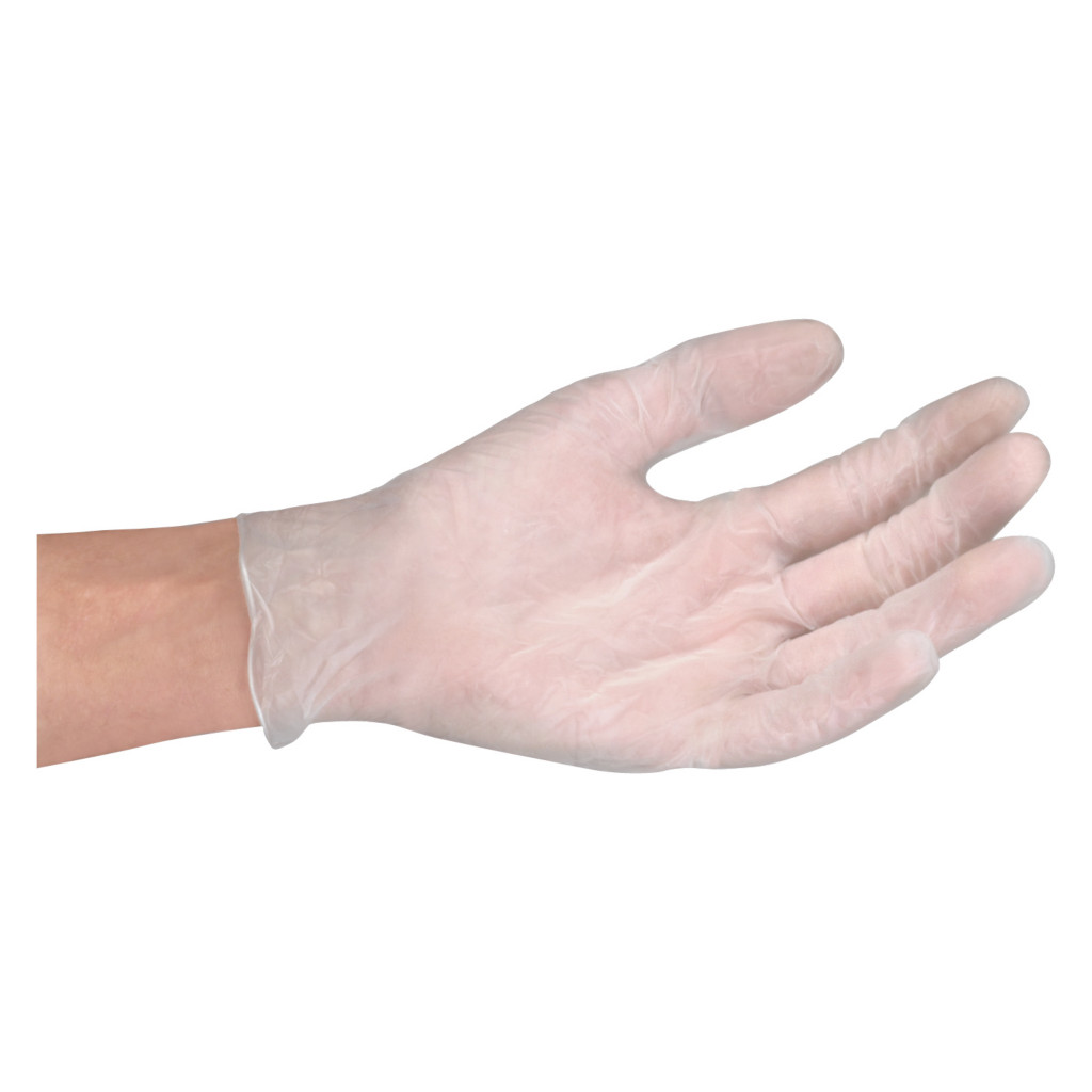 White Latex and Vinyl gloves