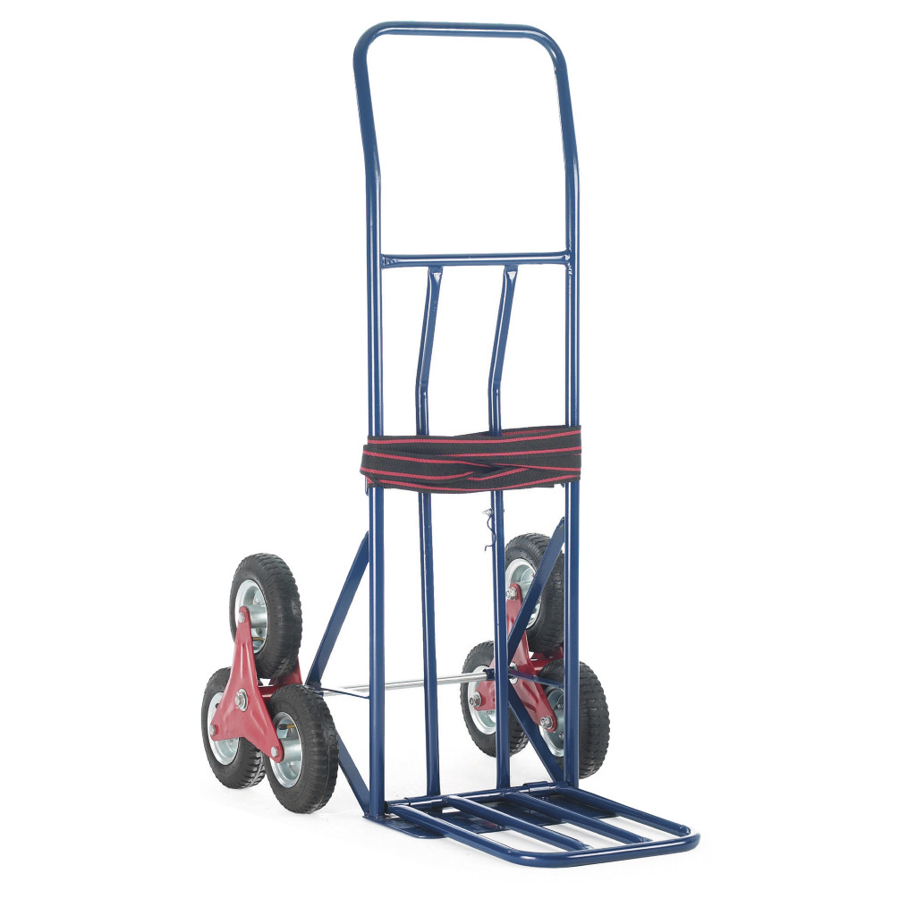 Wide stair climber sack truck