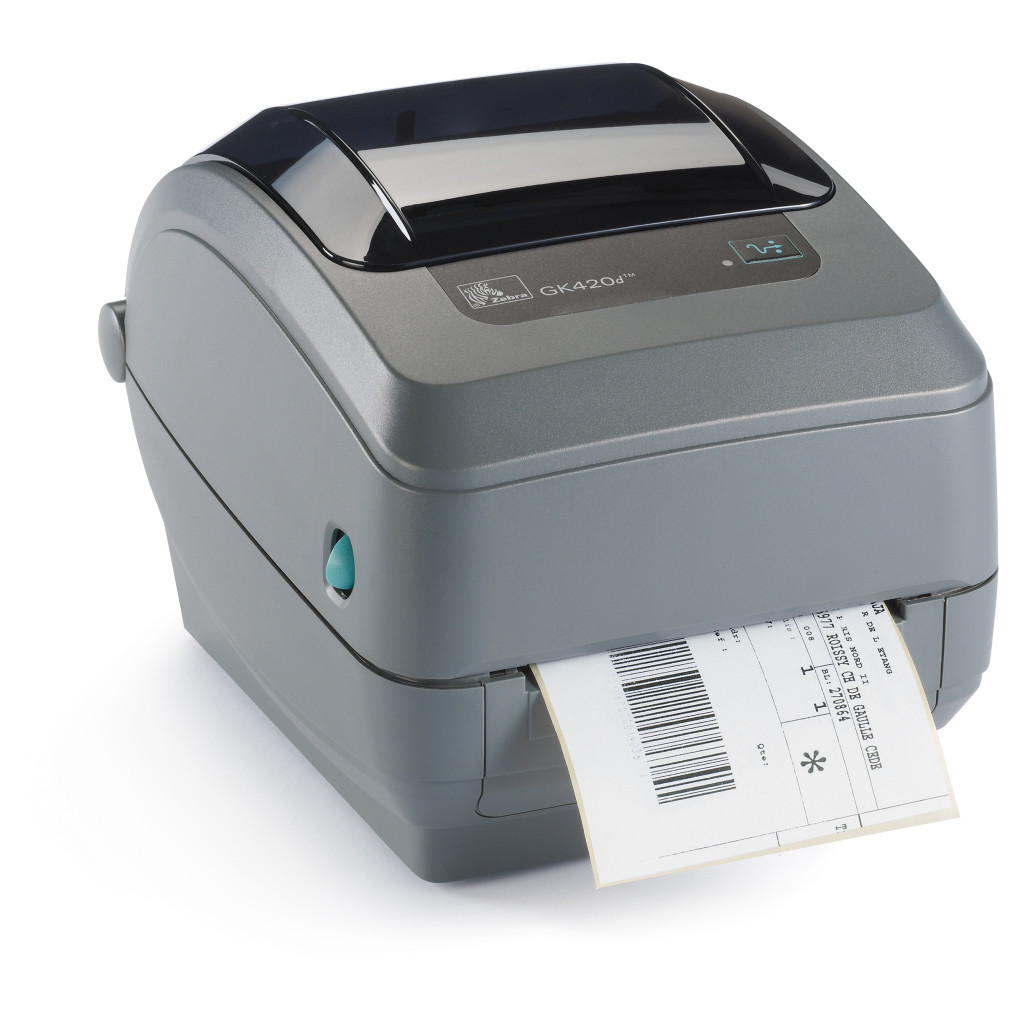 Thermal printer labels for non-ribbon printers