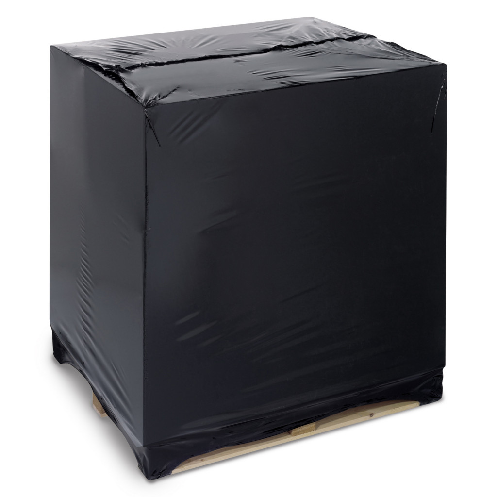 Housse plastique rétractable pour palette à l'unité 