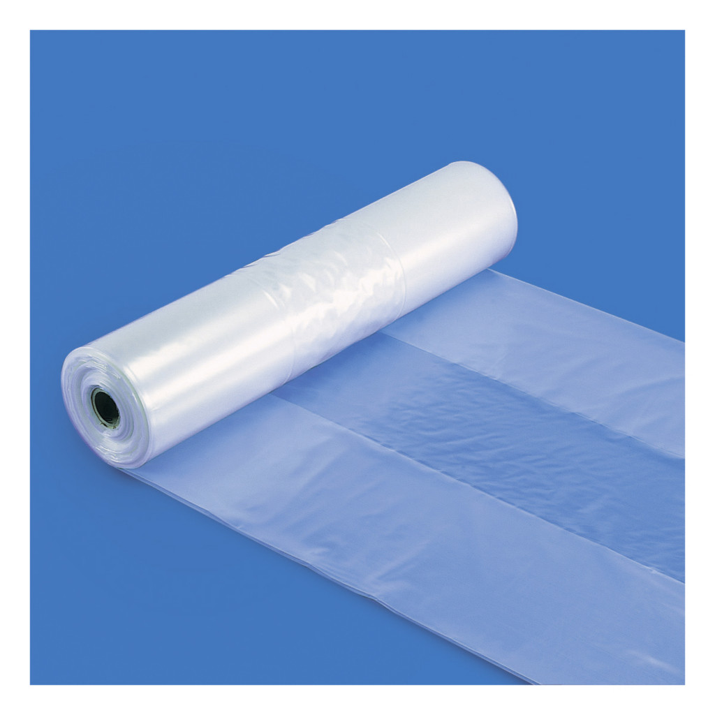Housse plastique rétractable pour palette en rouleau