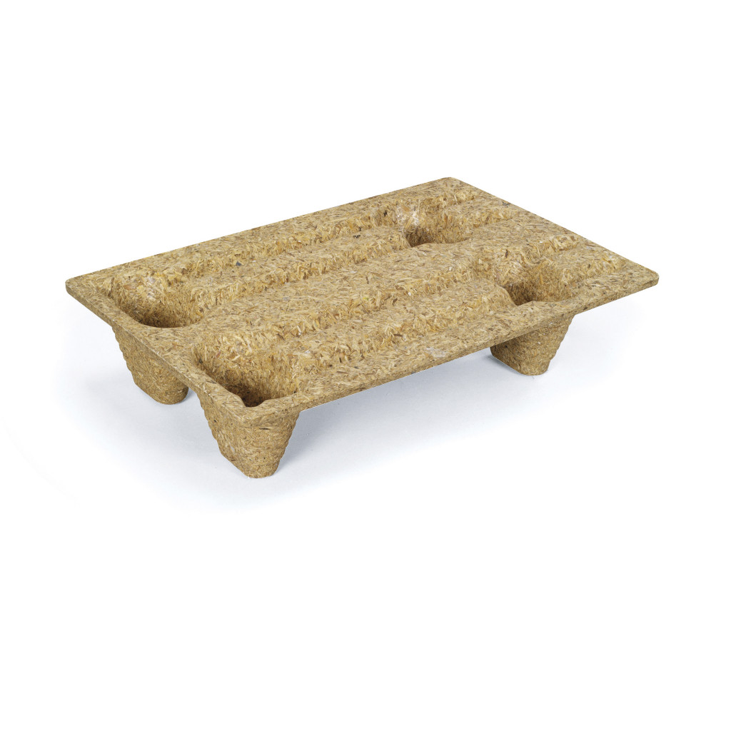 Mini moulded wood pallets