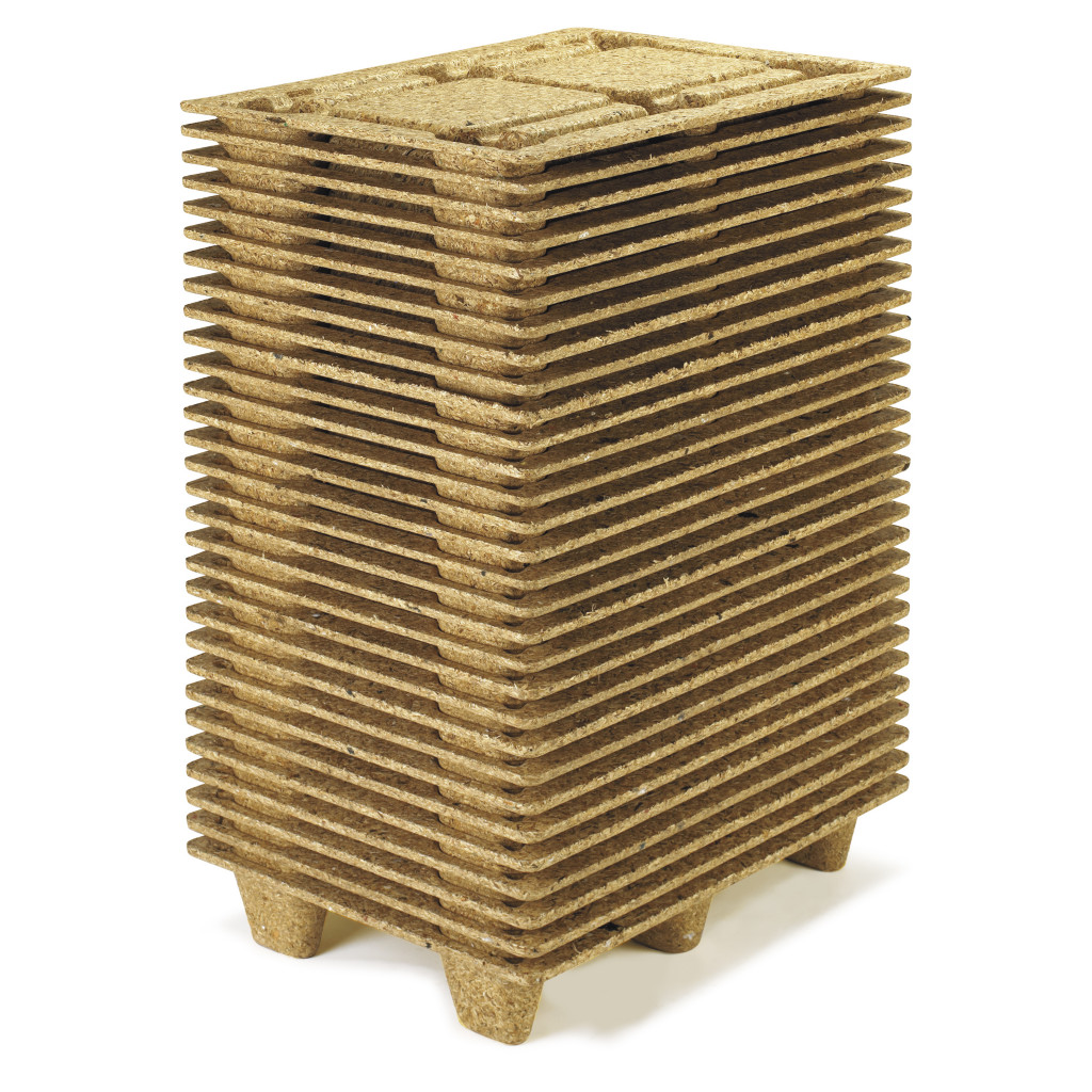 Mini-palette moulée bois INKA