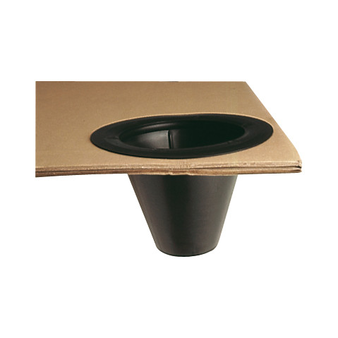 Palette carton à plots plastique