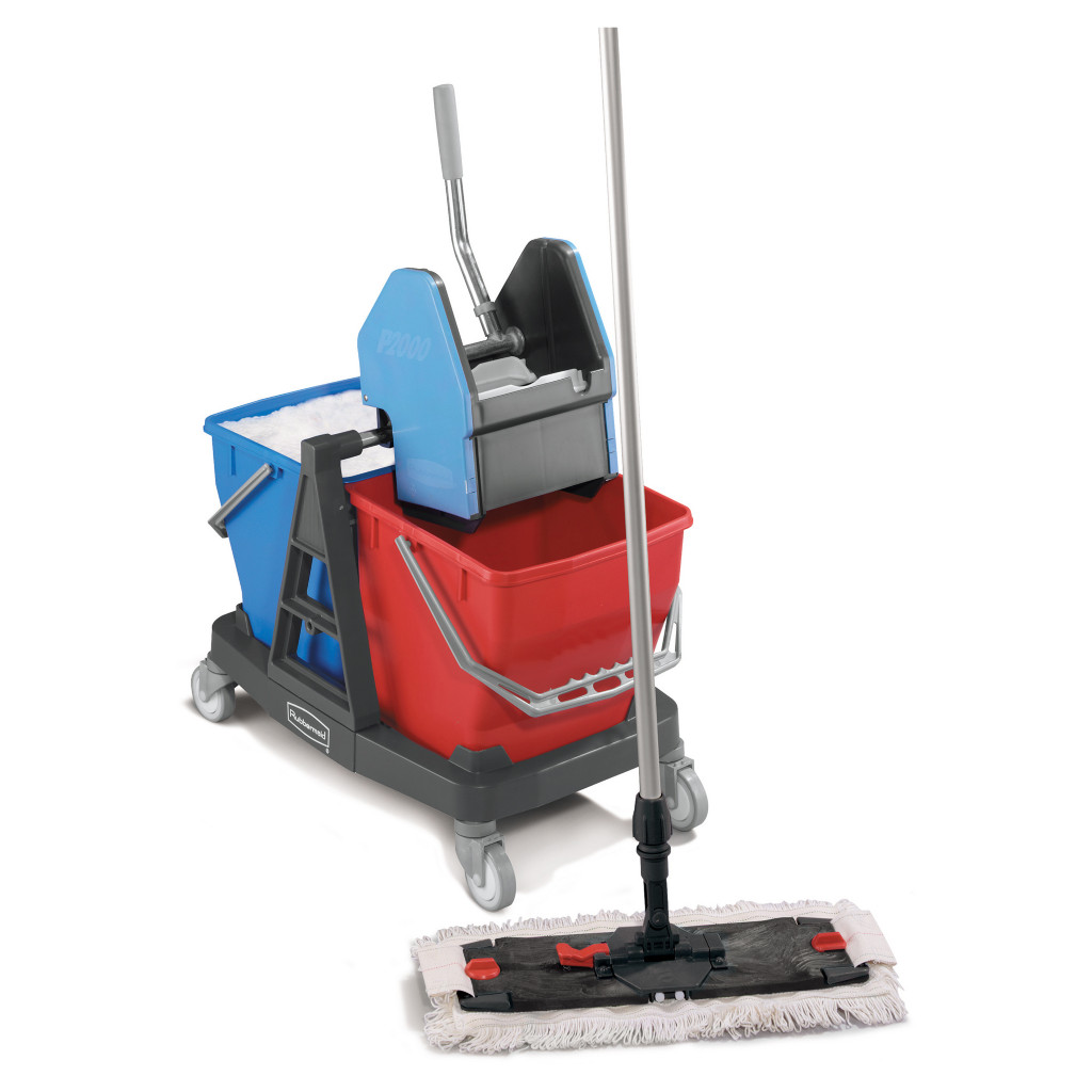 Pack complet chariot d'entretien + accessoires RUBBERMAID®