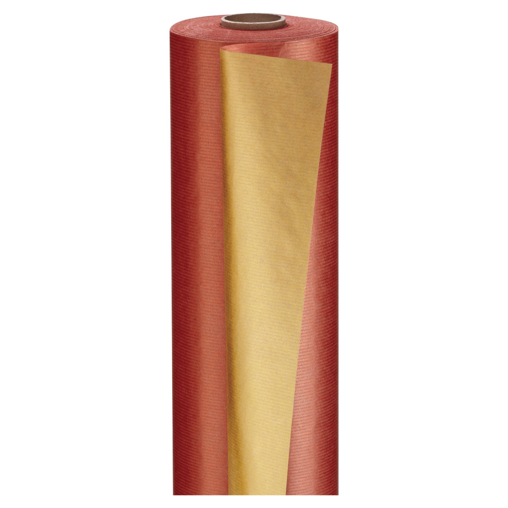 Dual-coloured Kraft paper gift wrap