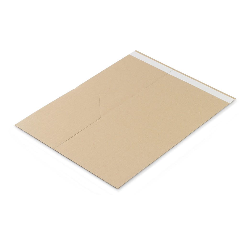 Estuche postal para CD y DVD con banda adhesiva mediabox 