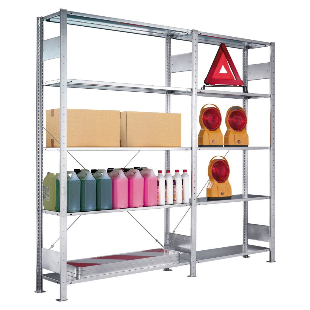 Boltless heavy duty warehouse shelving