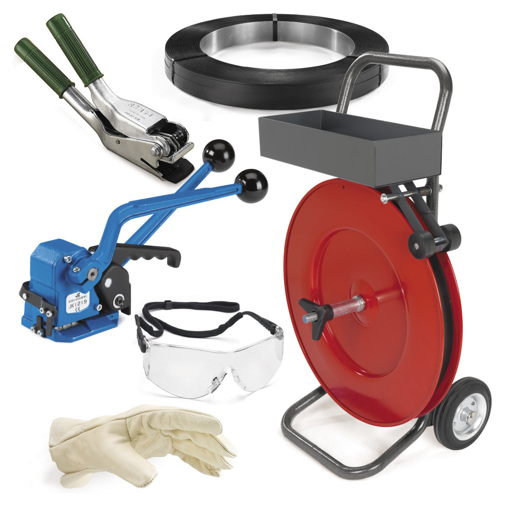 Pack industriel de cerclage acier