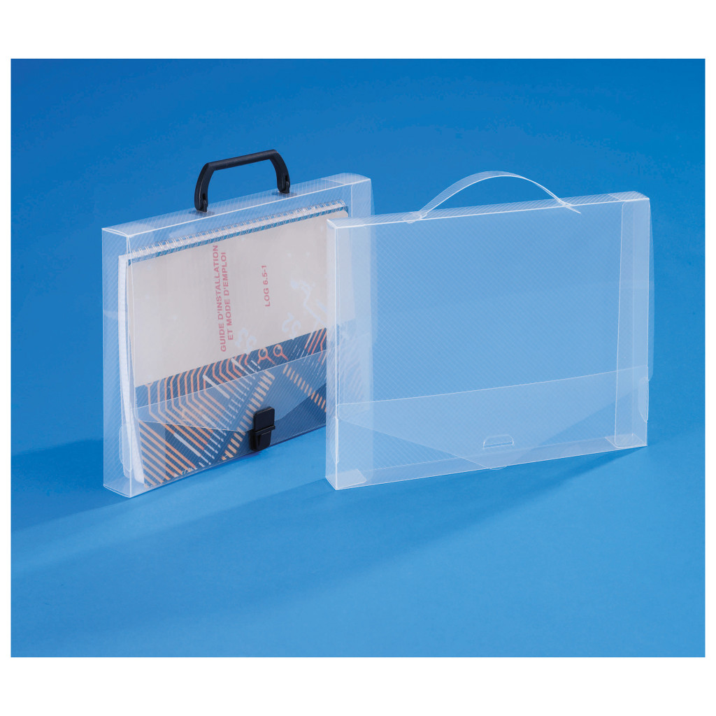 Mallette plastique transparente spéciale communication