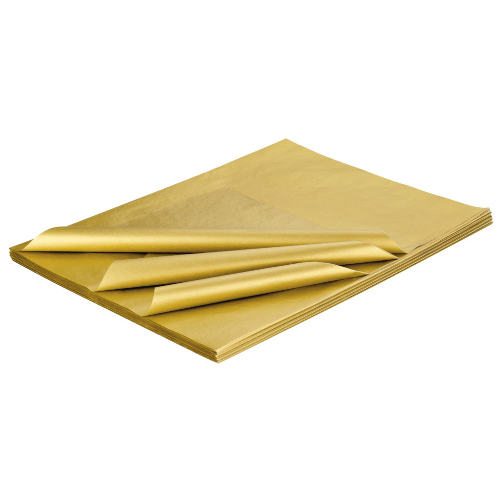 Metallic tissue paper
