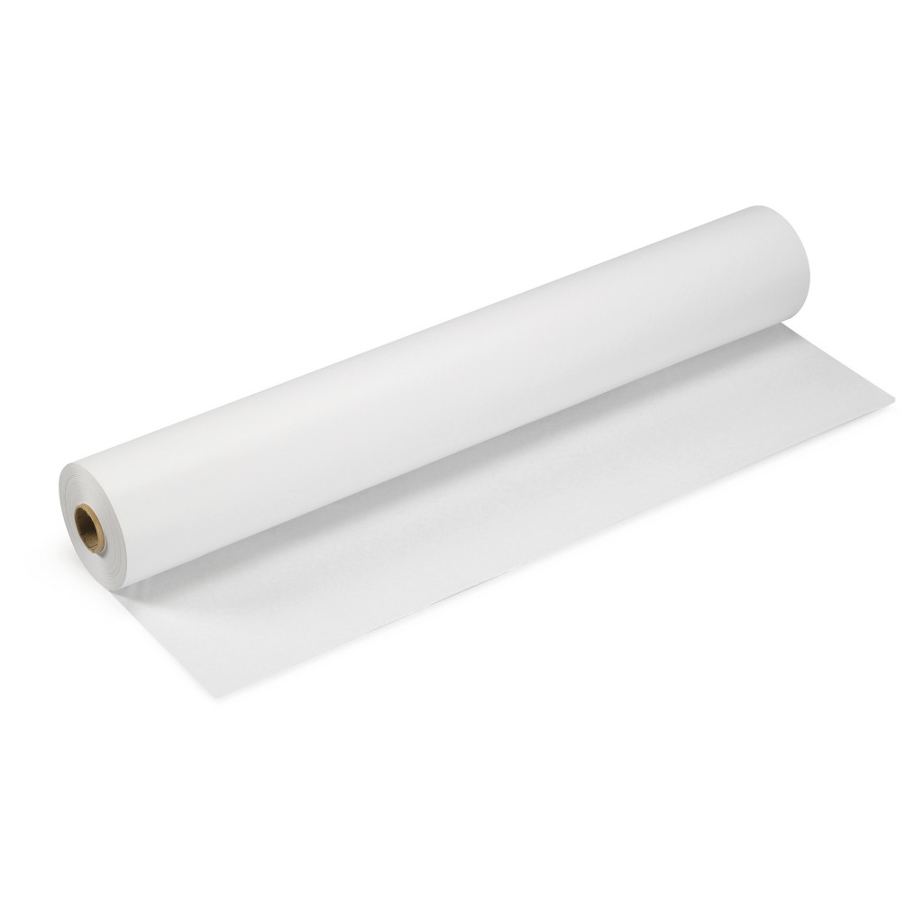 Papel Kraft blanco en rollo