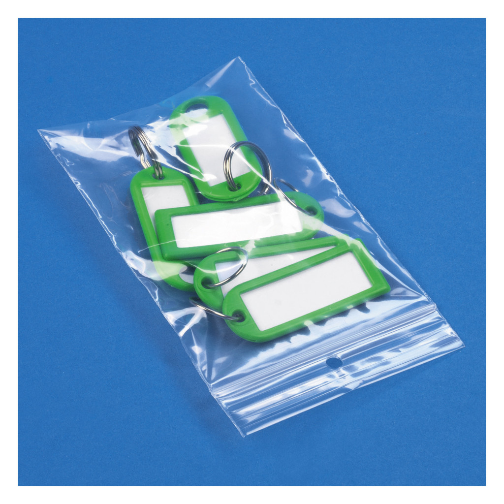 Sachet plastique à fermeture zip 50 microns RAJAGRIP Éco