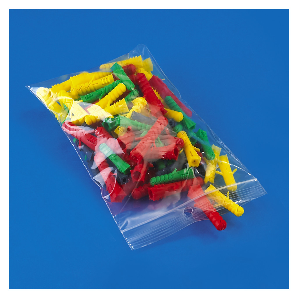 Sachet plastique à fermeture zip 50 microns RAJAGRIP Éco