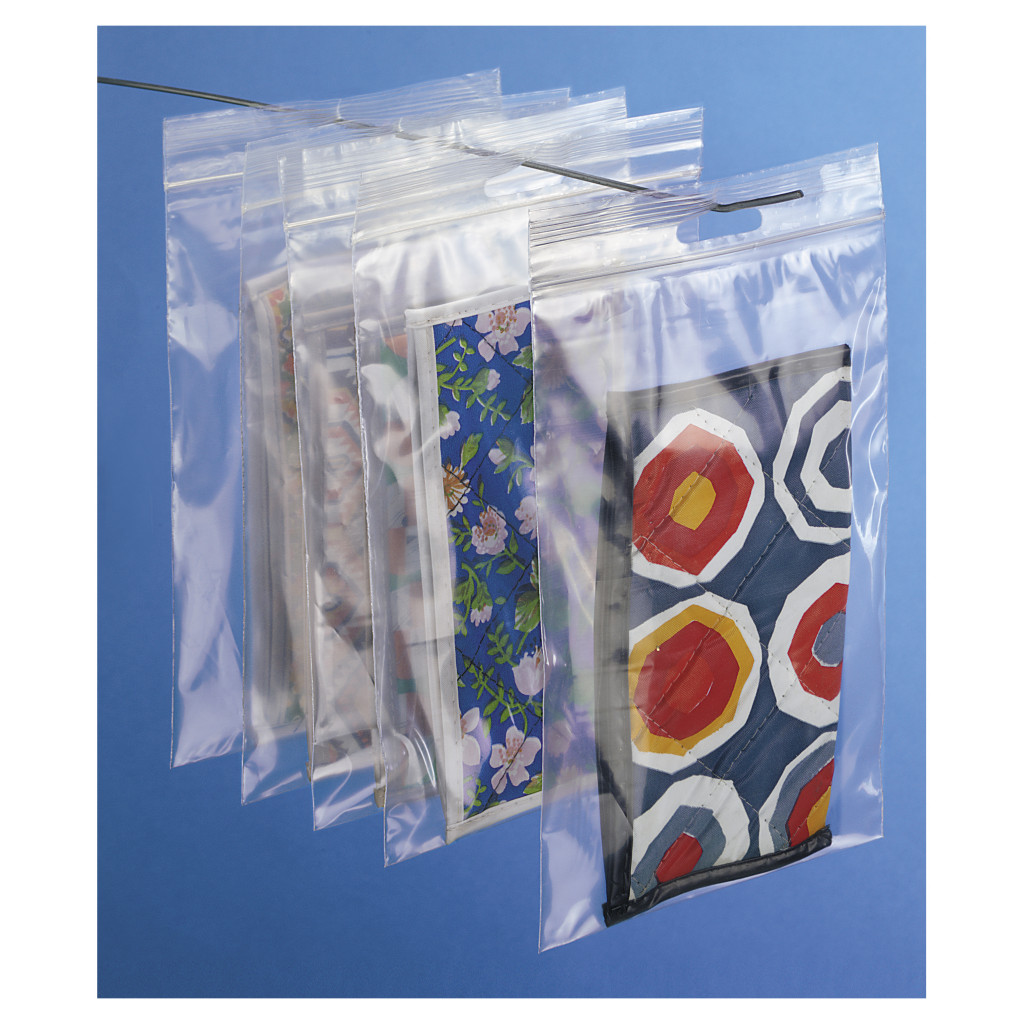 Sachet plastique à fermeture zip à trou de suspension européen 50 microns RAJAGRIP Éco