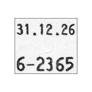 Pince à étiqueter 2 lignes PBDUO16
