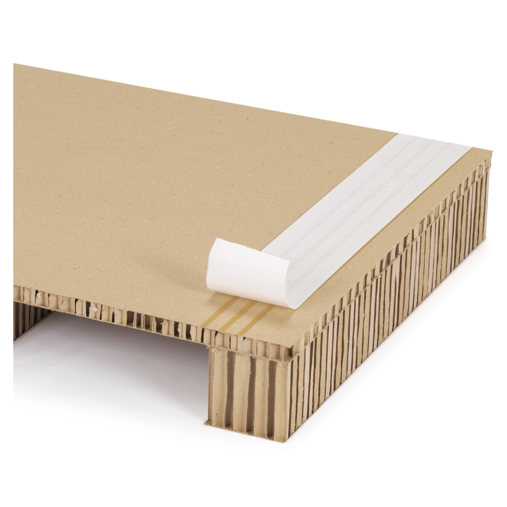 Palette carton nid d'abeilles