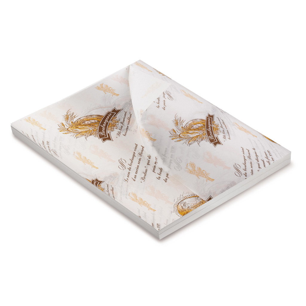 Papier mousseline imprimé en paquet