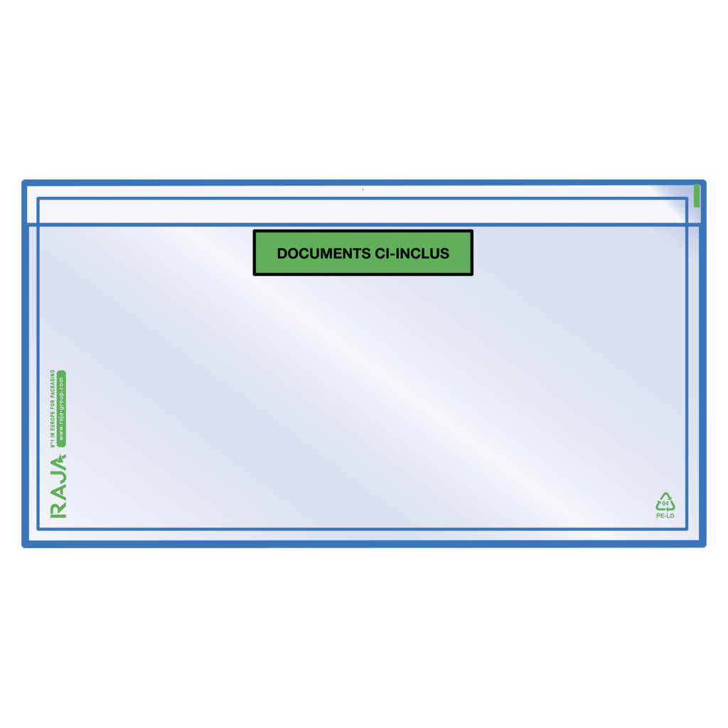 Pochette porte-documents écologique imprimée Greenlist