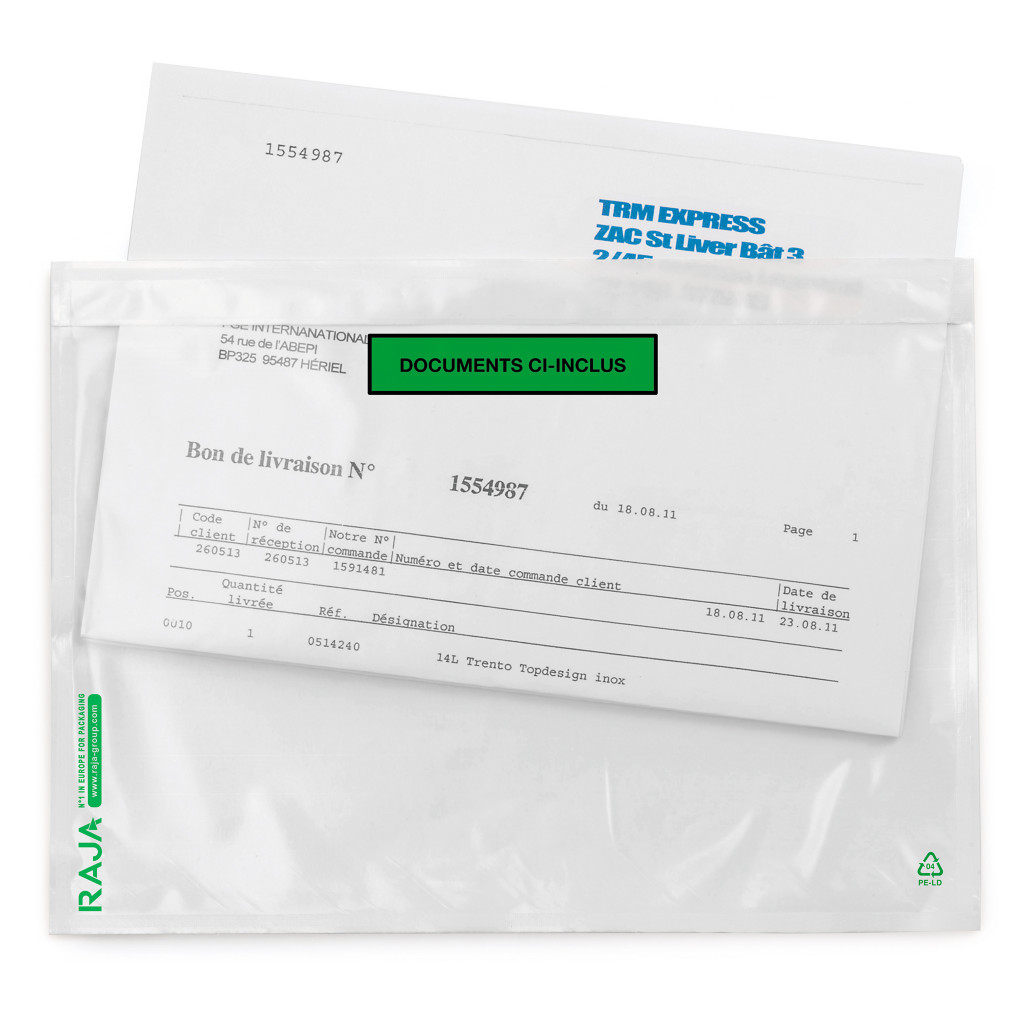 Pochette porte-documents écologique imprimée Greenlist