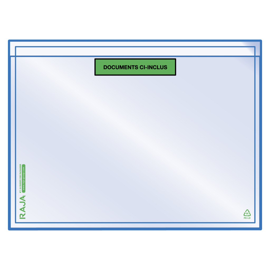 Pochette porte-documents écologique imprimée Greenlist