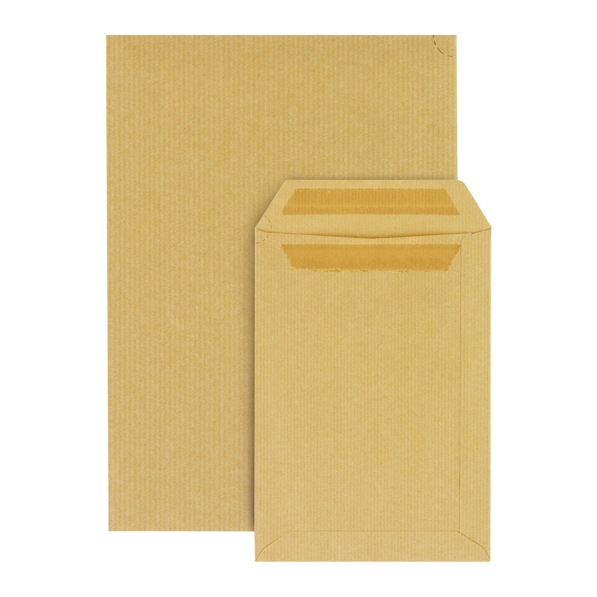 Self-seal manilla envelopes