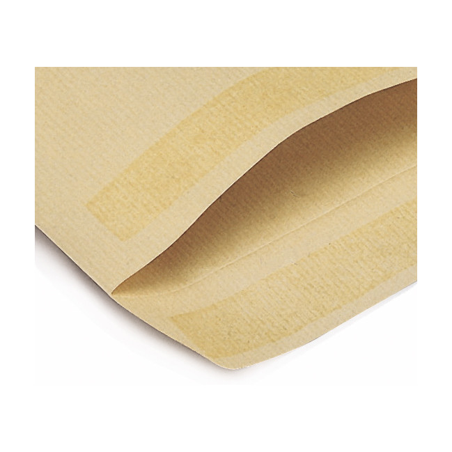 Pochette en kraft brun à fermeture autocollante