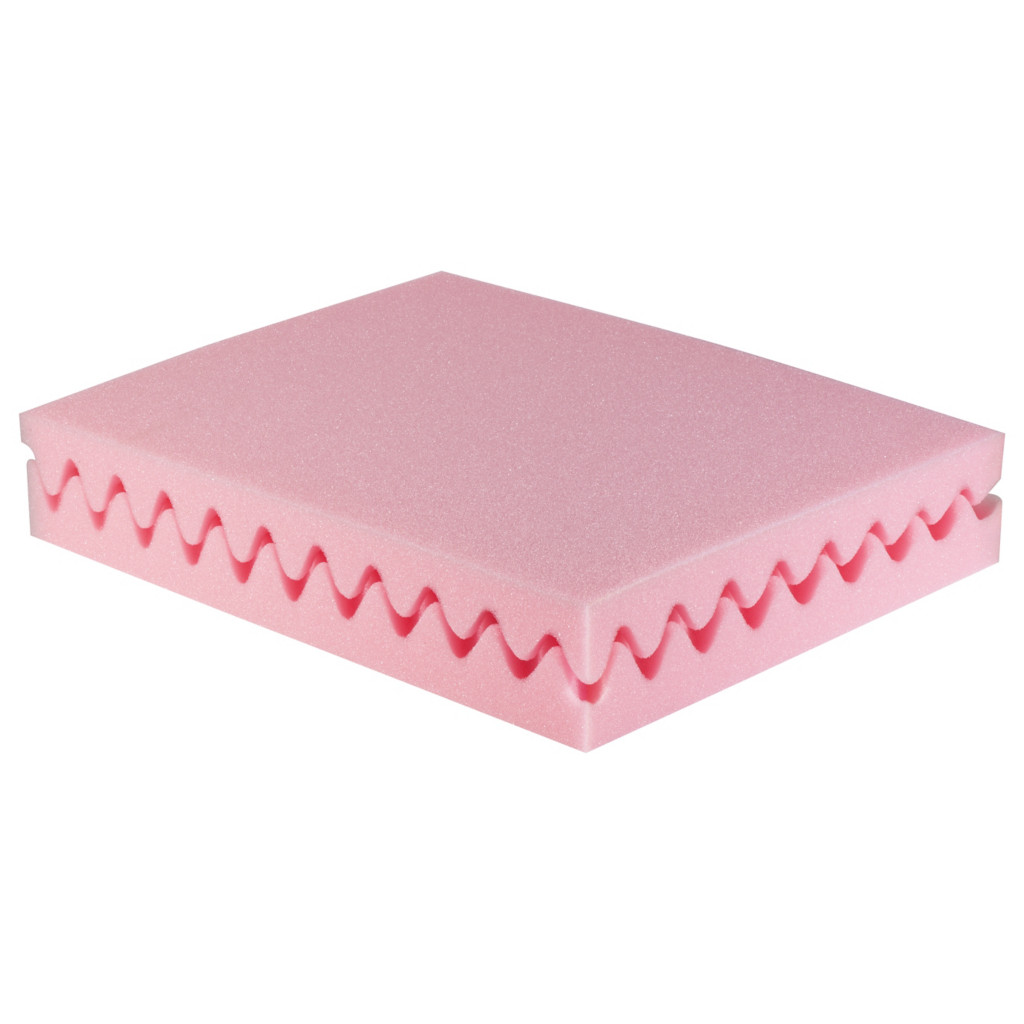 Plaque en mousse polyuréthane rose - antistatique