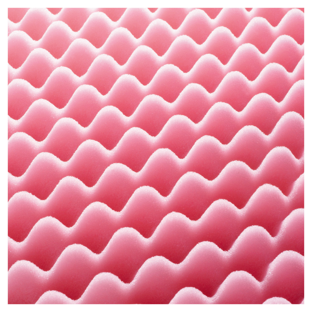 Plaque en mousse polyuréthane rose - antistatique