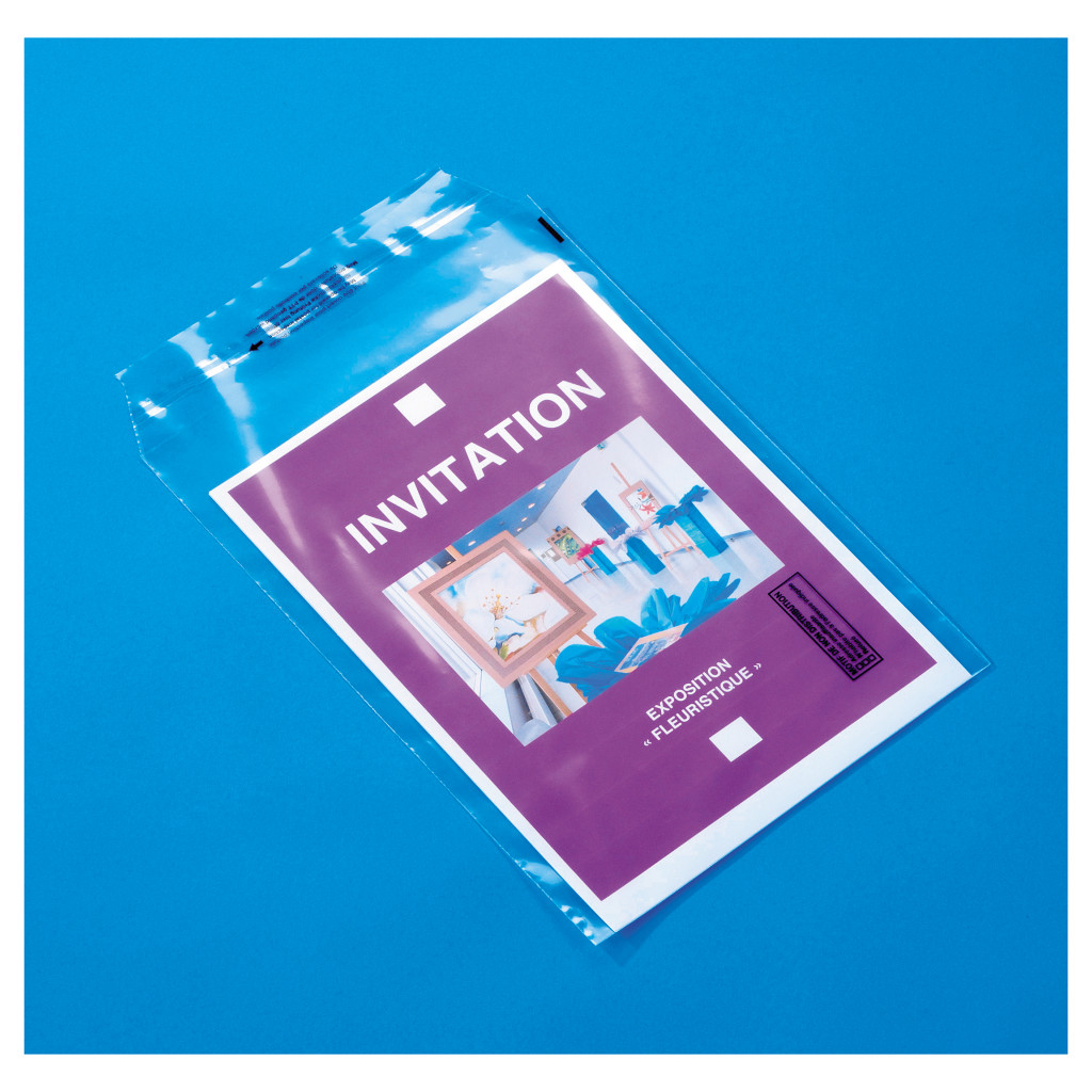 Pochette plastique transparente 75 microns